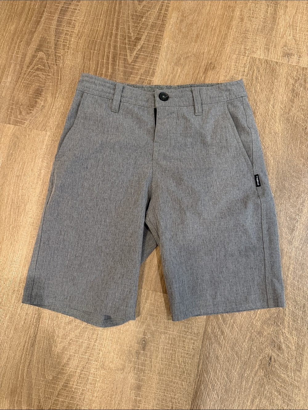 O'Neill boys Gray Flat-Front hybrid Shorts